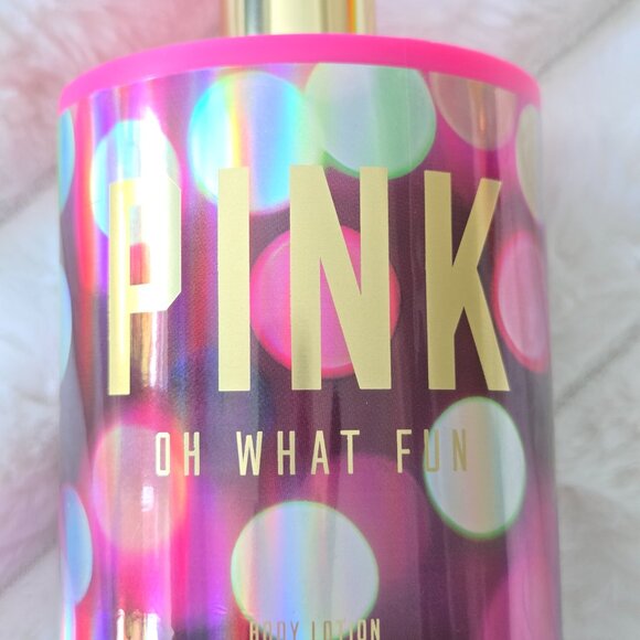 Victoria's Secret PINK Oh What Fun Body Lotion Holiday Collection 16.9oz/500ml - Picture 4 of 9